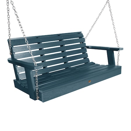Highwood Usa 4ft Weatherly Porch Swing Outdoor Furniture for Patio, Backyard, Garden AD-PORW2-NBE